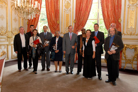 Le CPME avec le président de l'Assemblée. © Assemblée nationale